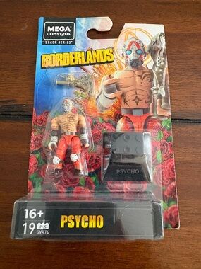 Mega Construx Black Series BORDERLANDS PSYCHO GVR74 NEW FIGURE